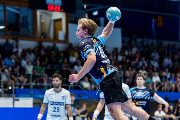 August 16, 2026, GER, Handball, Men, 2026–2027 Season, Wartburg Cup presented by Koetter Security, ThSV Eisenach vs. TBV Lemgo Lippe, Felix Montebovi (ThSV Eisenach), 91 99817 Eisenach, Werner Assmann Hall, Am Sportpark, Thuringia, Germany