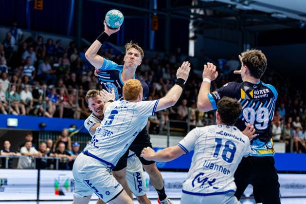 August 16, 2026, GER, Handball, Men, 2026–2027 Season, Wartburg Cup presented by Koetter Security, ThSV Eisenach vs. TBV Lemgo Lippe, Oskar Joelsson (ThSV Eisenach), 3 99817 Eisenach, Werner Assmann, Am Sportpark, Thuringia, Germany