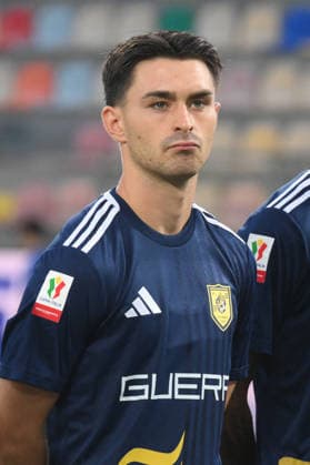SOCCER - Coppa Italia - Frosinone Calcio vs. SS Juve Stabia Photo by IPA ABACAPRESS.COM87549692 - Christian Pierobon of SS Juve Stabia watches the Coppa Italia Freccia Rossa match between Frosinone Calcio and SS Juve Stabia at Benito Stirpe Stadium Frosinone Italy  Copyright: xIPAxSport ABACAx