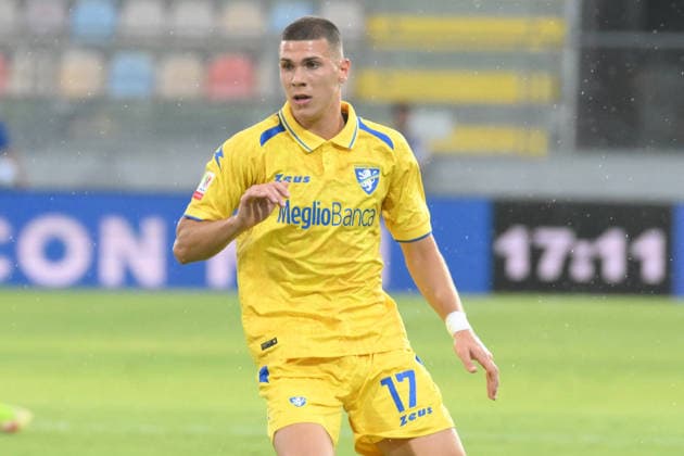 SOCCER - Coppa Italia - Frosinone Calcio vs. SS Juve Stabia Photo by IPA ABACAPRESS.COM87549687 - Giorgi Kvernadze of Frosinone Calcio watches the Coppa Italia Freccia Rossa match between Frosinone Calcio and SS Juve Stabia at Benito Stirpe Stadium Frosinone Italy  Copyright: xIPAxSport ABACAx