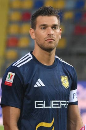 SOCCER - Coppa Italia - Frosinone Calcio vs. SS Juve Stabia Photo by IPA ABACAPRESS.COM87549673 - Leonardo Candellone of SS Juve Stabia looks on during the Coppa Italia Freccia Rossa match between Frosinone Calcio and SS Juve Stabia at Benito Stirpe Stadium Frosinone Italy  Copyright: xIPAxSport ABACAx