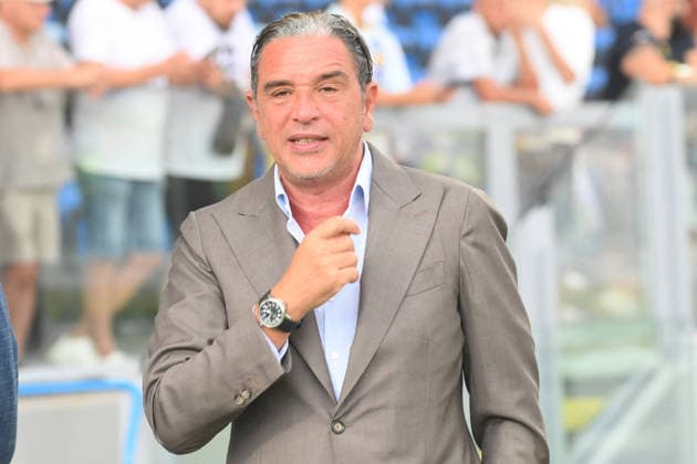 SOCCER - Coppa Italia - Frosinone Calcio vs. SS Juve Stabia Photo by IPA ABACAPRESS.COM87549701 - Alfredo Guerri, president of SS Juve Stabia, during the Coppa Italia Freccia Rossa match between Frosinone Calcio and SS Juve Stabia at Benito Stirpe Stadium Frosinone Italy  Copyright: xIPAxSport ABACAx