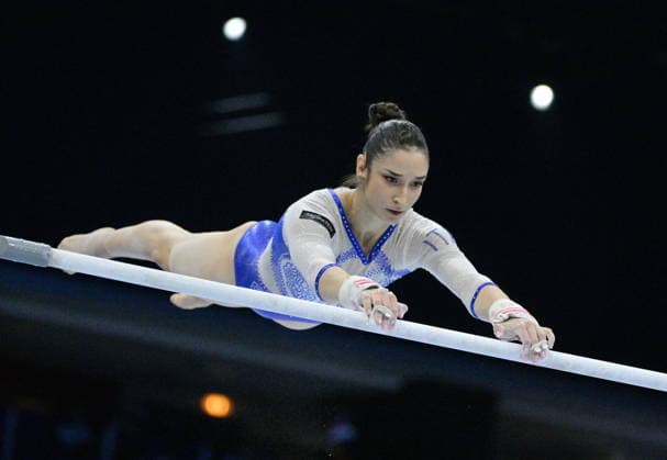 Zagreb, 16th August 2026. Arena Zagreb. 36th European Women s Artistic Gymnastics Championships Team Final. Pictured: Elisa Iorio. Photo: Ronald Gorsic CROPIX Zagreb Copyright: xxRonaldxGorsicx zenska_gimnastika_timsko40-160826