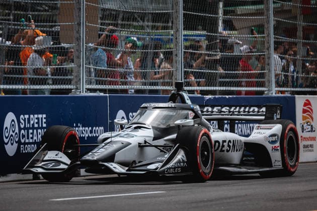 August 16, 2026, Markham, Ontario, Toronto: Louis Foster 45 in action during Ontario Honda Dealers Indy at Markham, Toronto on August 16, 2026. Ontario Honda Dealers Indy At Markham, Toronto On August 16, 2026.  - ZUMAn333 20260816_znp_n333_047 Copyright: xKaxLokxNgx