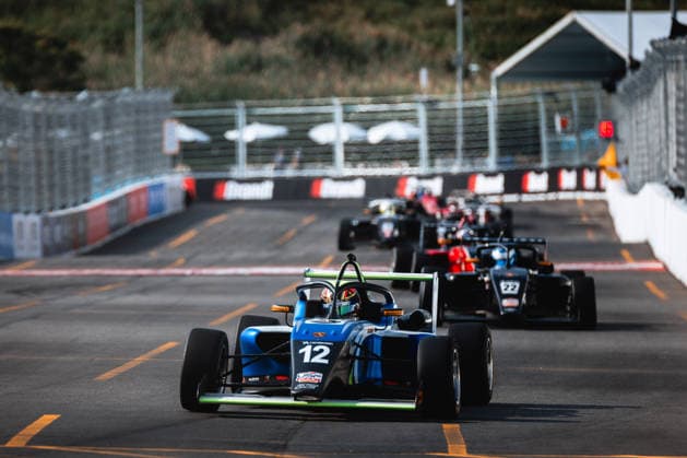 August 16, 2026, Markham, Ontario, Toronto: Sebastian Garzon 12 in action during Ontario Honda Dealers Indy at Markham, Toronto on August 16, 2026. Markham Toronto - ZUMAn333 20260816_znp_n333_014 Copyright: xKaxLokxNgx