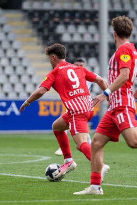 Leon Catak, SC Freiburg II, 09 on the Ball, Germany, Soccer, Regionalliga Southwest, Matchday 2, 2026–2027, SC Freiburg II vs. KSV Hessen Kassel, August 16, 2026, Dreisamstadion, Freiburg, Dreisamstadion, Baden-Württemberg, Germany Copyright: xArnexAmbergx
