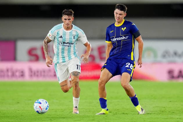 Football, Italy, Coppa Italia, Hellas Verona v Virtus Entella