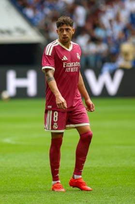 August 16, 2026, GER, Soccer, Men s, Friendly, 2026–2027 Season, FC Schalke 04 vs. Real Madrid CF, Federico Valverde (RMA) is watching Copyright: xSvenxHanischx
