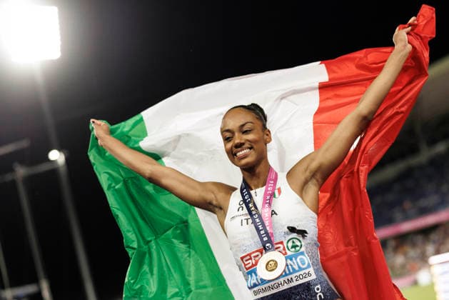 Athletics, European Championships in Birmingham, long jump, women, European champion Larissa Iapichino