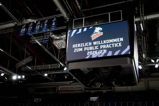 August 16, 2026 Ice Hockey Season 2026–2027 Penny DEL Nuremberg Ice Tigers Public Practice Icetigers ThHa xthxhax Video Cube Public Practice