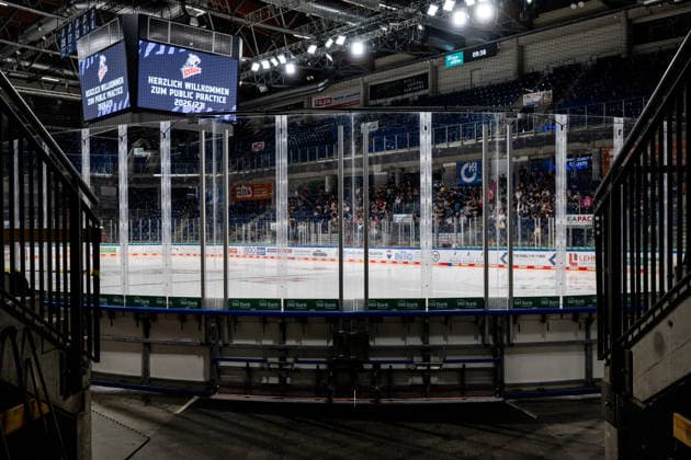 August 16, 2026 Ice Hockey Season 2026–2027 Penny DEL Public Practice of the Nuremberg Ice Tigers Icetigers ThHa xthxhax Entrance to the Ice Rink