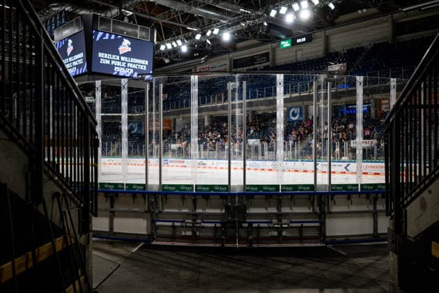 August 16, 2026 Ice Hockey Season 2026–2027 Penny DEL Public Practice of the Nuremberg Ice Tigers Icetigers ThHa xthxhax Entrance to the Ice Rink