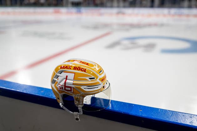 August 16, 2026 Ice Hockey Season 2026–2027 Penny DEL Public Practice of the Nuremberg Ice Tigers Icetigers ThHa xthxhax Max Bögl Helmet, Helmet Sponsor