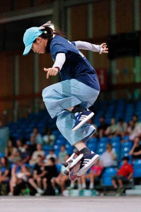 World Freestyle Skateboarding Championships - Finals 2026. Germany - Kassel, 16.08.2026 Misato Komatsu from Japan during the Women Pro finals as the third and final day of the World Freestyle Skateboarding Championships brings together freestyle skateboarding, urban culture, art, music and lifestyle at Messe Kassel. The event features international skateboarding competitions alongside graffiti, live music, BMX, workshops, exhibitions and other elements of the global freestyle and street culture community. Hesse
