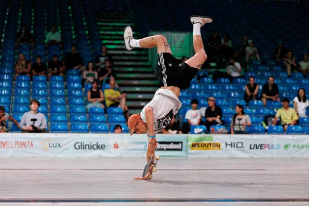 World Freestyle Skateboarding Championships - Finals 2026. Germany - Kassel, 16.08.2026 Daniel Adam from Germany during the Men Pro finals as the third and final day of the World Freestyle Skateboarding Championships brings together freestyle skateboarding, urban culture, art, music and lifestyle at Messe Kassel. The event features international skateboarding competitions alongside graffiti, live music, BMX, workshops, exhibitions and other elements of the global freestyle and street culture community. Hesse