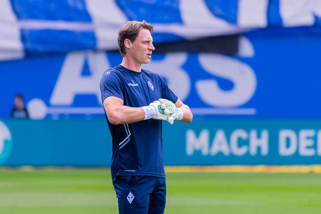 German 3rd Division, 2026–2027 Season, August 16, 2026, Matchday 2, FC Hansa Rostock vs. Waldhof Mannheim, Ostseestadion Nijhuis, Thijmen Waldhof Mannheim, 1 Copyright: xMichellexLukax