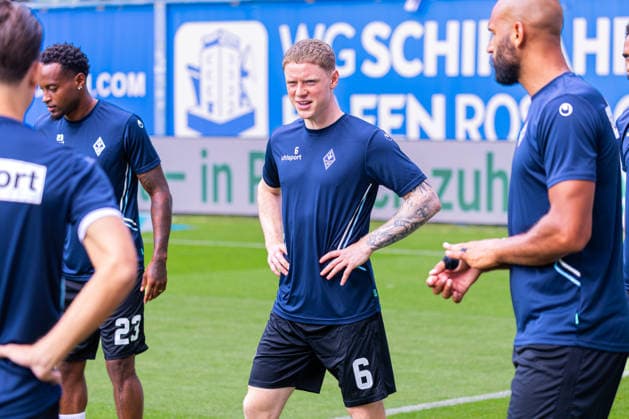 German 3rd Division, 2026–2027 Season, August 16, 2026, Matchday 2, FC Hansa Rostock vs. Waldhof Mannheim, Ostseestadion Müller, Joey Waldhof Mannheim, 20 Copyright: xMichellexLukax