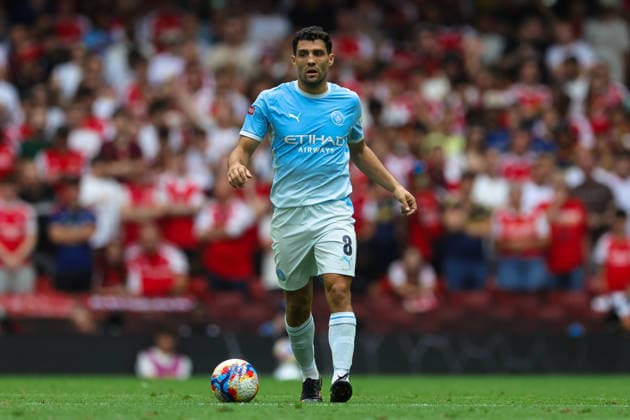 Arsenal v Manchester City, FA Community Shield Mateo Kovacic (8) of Manchester City during the FA Community Shield match between Arsenal and Manchester City at Principality Stadium, Cardiff, UK on 16 August 2026. Editorial use only DataCo restrictions apply See www.football-dataco.com , Copyright: xNigelxKeenex PSI-24687-0081