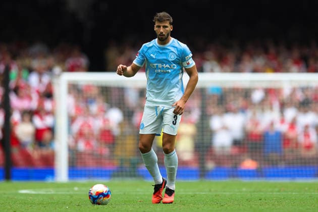 Arsenal v Manchester City, FA Community Shield Ruben Dias (3) of Manchester City during the FA Community Shield match between Arsenal and Manchester City at Principality Stadium, Cardiff, UK on 16 August 2026. Editorial use only DataCo restrictions apply See www.football-dataco.com , Copyright: xNigelxKeenex PSI-24687-0082