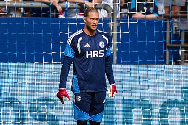 August 16, 2026, xydrx, Men s, Soccer, Friendly Match, FC Schalke 04 vs. Real Madrid, 2026–2027 Season, Veltins Arena, Loris Karius, FC Schalke 04, 1. DFB regulations prohibit any use of photographs as image sequences and or quasi-video Copyright: HMBxMedia YannisxDreimann