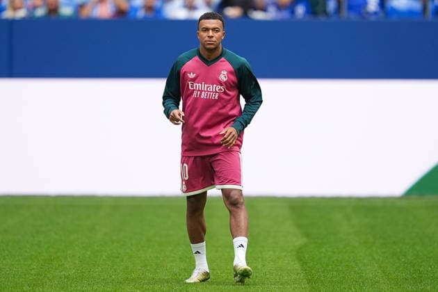 August 16, 2026, xydrx, Men s, Soccer, Friendly Match, FC Schalke 04 vs. Real Madrid, 2026–2027 Season, Veltins Arena, Kylian Mbappé, Real Madrid, 10. DFB regulations prohibit any use of photographs as image sequences and or quasi-video Copyright: HMBxMedia YannisxDreimann