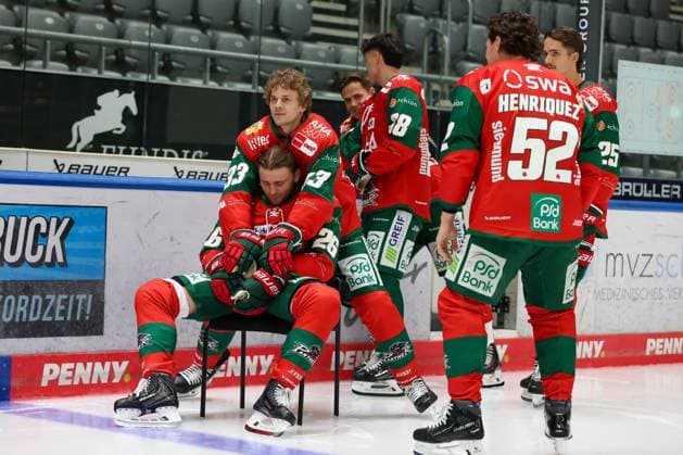 Alexander Blank 26, Augsburg Panthers; Tim Wohlgemuth 33, Augsburg Panthers; team and player photos; Augsburg Panthers; 2026–2027 season; ice hockey; Penny DEL; August 17, 2025, Augsburg, Bavaria, Germany Copyright: xkolbert-press ChristianxKolbertx