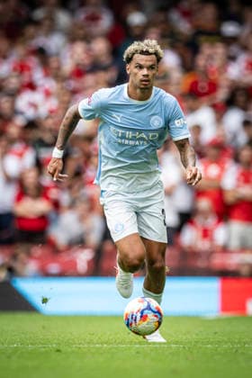 RECORD DATE NOT STATED 16th August 2026; Millennium Stadium, Cardiff, Wales; Community Shield Football, Arsenal versus Manchester City; Nico O Reilly of Manchester City runs with the ball GodfreyxPitt