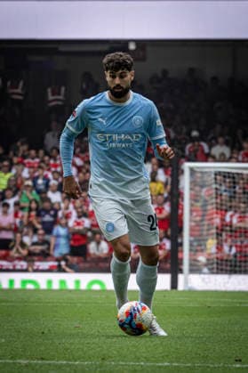 RECORD DATE NOT STATED 16th August 2026; Millennium Stadium, Cardiff, Wales; Community Shield Football, Arsenal versus Manchester City; Josko Gvardiol of Manchester City runs with the ball GodfreyxPitt