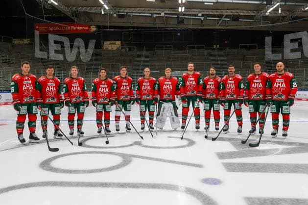 New additions for the 2026–2027 season, Cameron Wright 16 Augsburg Panthers, Sean Malone 17 Augsburg Panthers, Jimmy Lambert 23 Augsburg Panthers, Luke Toporowski 77 Augsburg Panthers, Philipp Krauss 20 Augsburg Panthers, Noel Hoefenmayer 22 Augsburg Panthers, Tobias Ancicka 45 Augsburg Panthers, Kyle Wood 37 Augsburg Panthers, Felix Scheel 50 Augsburg Panthers, Trevor Parkes 84 Augsburg Panthers, Alec McCrea 3 Augsburg Panthers, Maximilian Gloetzl 21 Augsburg Panthers, Team and Player Photos, Augsburg Panthers, 2026–2027 Season, Ice Hockey, Penny DEL, August 17, 2025, Augsburg, Bavaria, Germany Copyright: xkolbert-press ChristianxKolbertx