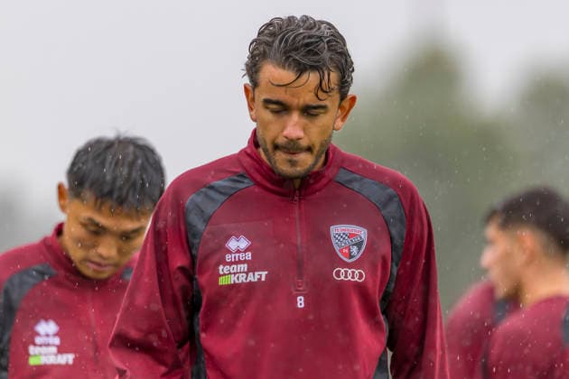 Ingolstadt, Germany, August 18, 2026; 3. Liga 2026–2027; FC Ingolstadt 04; Training; Pictured: Frederik Carlsen; FCI Training Facility; Audi Sportpark Bayern Copyright: xFotostandx xSchäferx