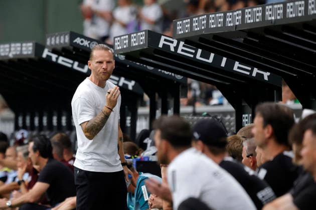 Mönchengladbach, Germany, German Bundesliga, Friendly Match, Borussia Mönchengladbach vs. Aston Villa 2–1, August 15, 2026, at Borussia Park in Mönchengladbach; Coach: Eugen POLANSKI; MG Photo: Norbert Schmidt, Düsseldorf