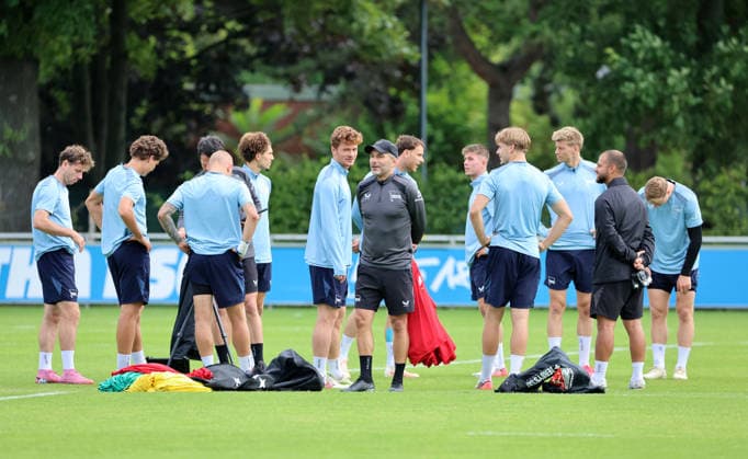 Football, 2nd Bundesliga, Hertha BSC, Training