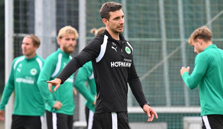 August 18, 2026 Soccer 2. Bundesliga 2026–2027 Season SpVgg Greuther Fürth (Füroth Kleeblatt) Training xwoxzix Florian Leimeister, Strength and Conditioning Coach, SpVgg Greuther Fürth