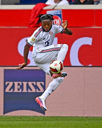August 18, 2026, 2026–2027 Bundesliga, Friendly Match, 1. FC Heidenheim vs. FC Bayern Munich, at the Voith Arena in Heidenheim, Mike Wisdom of FC Bayern Munich in action
