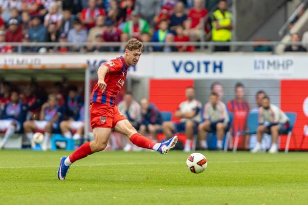 Goal 1-0: Yannik Wagner (1 FC Heidenheim) scores the opening goal in the 38th minute, GER, 1 FC Heidenheim vs. FC Bayern Munich, Soccer, Friendly Match, 2026–2027, August 18, 2026, DFL and DFB regulations prohibit any use of photographs as image sequences and or quasi-video, GER, 1 FC Heidenheim vs. FC Bayern Munich, soccer, friendly match, 2026–2027, August 18, 2026, Heidenheim Copyright: xEibner-Pressefoto JanixPlessx EP_JPL