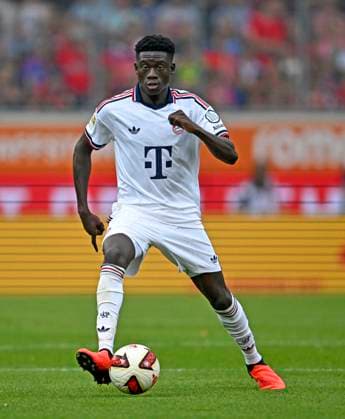 August 18, 2026, 2026–2027 Bundesliga, Friendly Match, 1. FC Heidenheim vs. FC Bayern Munich, at the Voith Arena in Heidenheim, Bara Sapoko Ndiaye of Bayern Munich in action