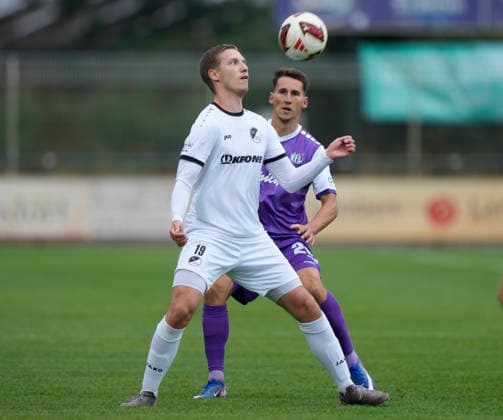 August 18, 2026, Getränke Hoffmann Stadium, Spelle, GER, 2nd Division and Oberliga Friendly Match: SC Spelle Venhaus vs. VfL Osnabrück, Steffen Schepers, Spelle 19. DFL regulations prohibit any use of photographs as image sequences and or quasi-video. Spelle, Lower Saxony, Getränke Hoffmann Stadium