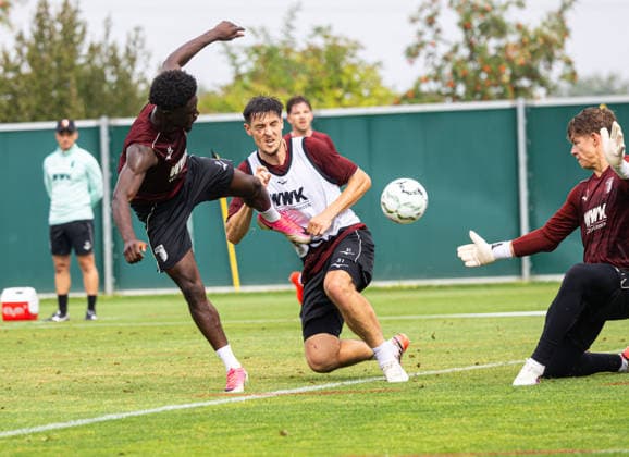 Football, Bundesliga 1, FC Augsburg, Training