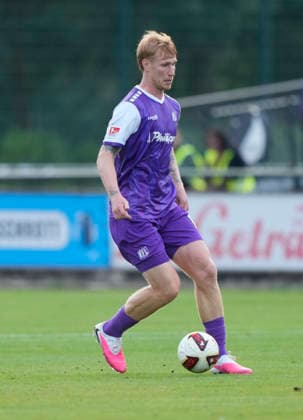 August 18, 2026, Getränke Hoffmann Stadium, Spelle, GER, 2. Liga and Oberliga Friendly Match: SC Spelle Venhaus vs. VfL Osnabrück, Bjarke Jacobsen, VfL Osnabrück 15. DFL regulations prohibit any use of photographs as image sequences and or quasi-video. Spelle, Lower Saxony, Getränke Hoffmann Stadium