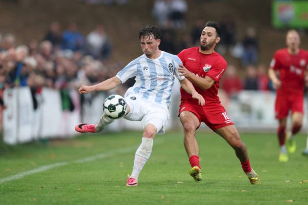 August 18, 2026, Men s Soccer, 2026–2027 Season, Bavarian Regional League, Matchday 5: TSV Aubstadt vs. TSV 1860 Munich; Lance Fiedler 47, TSV 1860 Munich and Timo Pitter 10, TSV Aubstadt Sulzfeld, Schulstadion Aubstadt, NGN Arena, Bavaria, Germany
