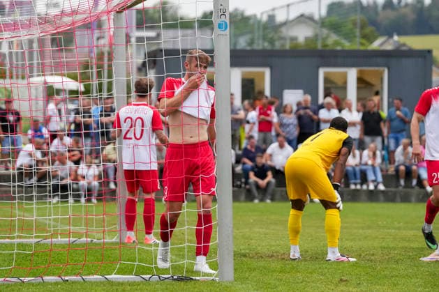 Hannes Poeschl, TSV Berg, 9, GER, TSV Berg vs. SSV Ulm 1846, Soccer, Soccer, WFV Cup, 3rd Round, 2026–2027 Season, August 18, 2026, GER, TSV Berg vs. SSV Ulm 1846, Soccer, Soccer, WFV Cup, Round 3, 2026–2027 Season, August 18, 2026, Berg Copyright: xEibner-Pressefoto MaximilianxRistx EP_MRT