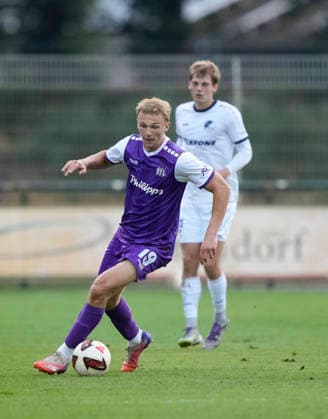 August 18, 2026, Getränke Hoffmann Stadium, Spelle, GER, 2. Liga and Oberliga Friendly Match: SC Spelle Venhaus vs. VfL Osnabrück, Leon Opitz, VfL Osnabrück 19. DFL regulations prohibit any use of photographs as image sequences and or quasi-video. Spelle, Lower Saxony, Getränke Hoffmann Stadium