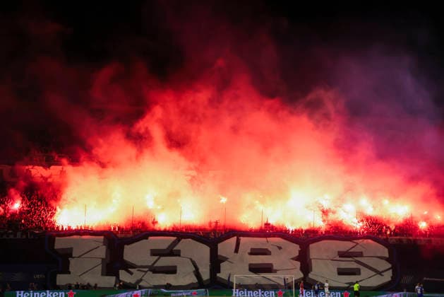 Champions League qualification, playoff Dinamo Zagreb vs. Viking Zagreb 20260818 Viking coach Morten Jensen during the Champions League qualifying playoff match between Dinamo Zagreb and Viking at Maksimir Stadium Photo by Nikola Krstic, NTB, Zagreb, Croatia EDITORIAL USE ONLY RESTRICTED USE FOR BETTING COMPANIES  Copyright: xNTBx