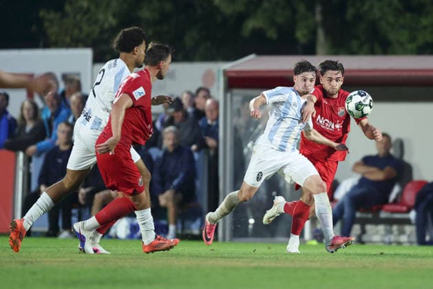 August 18, 2026, Men s Soccer, 2026–2027 Season, Bavarian Regional League, Matchday 5: TSV Aubstadt vs. TSV 1860 Munich, Lance Fiedler 47, TSV 1860 Munich and Severo Sturm 11, TSV Aubstadt Sulzfeld, Schulstadion Aubstadt, NGN Arena, Bavaria, Germany