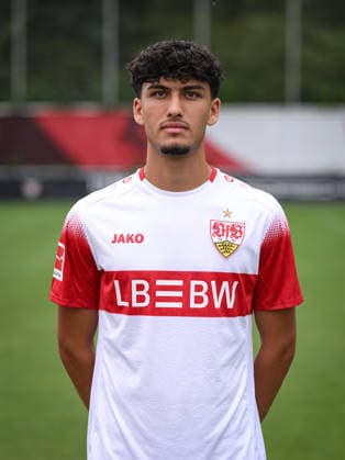 SOCCER: BUNDESLIGA 1, 2026–2027 SEASON, AUGUST 18, 2026: Photo shoot at VfB Stuttgart s training facility with Ertugrul Yigit