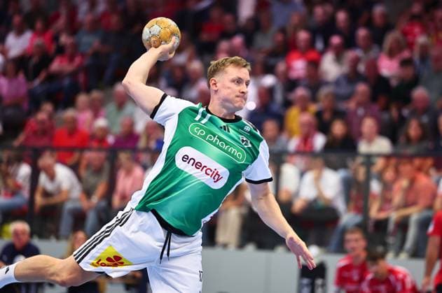 August Pedersen, TSV Hannover Burgdorf, 17 on a penalty throw (GER), TuS Ferndorf vs. TSV Hannover Burgdorf, Handball, DHB Cup, 1st Round, 2026–2027 season, August 21, 2026, Germany, TuS Ferndorf vs. TSV Hannover Burgdorf, Handball, DHB Cup, Round 1, 2026–2027 season, August 21, 2026, Kreuztal Copyright: xEibner-Pressefoto RenexWeissx EP_RWS
