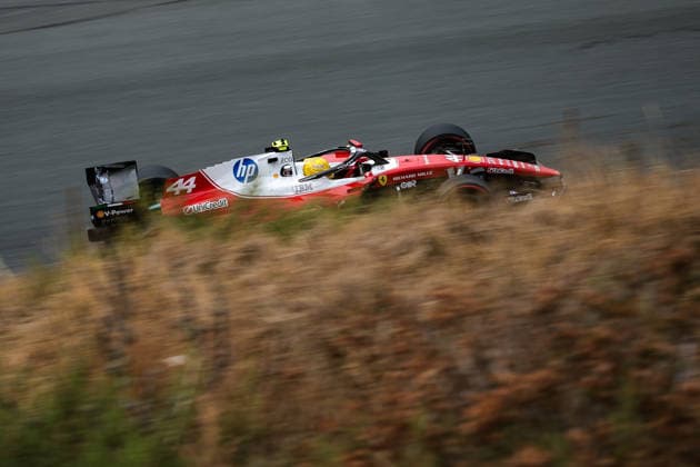 44 HAMILTON Lewis (GBR), Scuderia Ferrari SF 26, in action during the 2026 Formula 1 Dutch Grand Prix, the 12th round of the 2026 Formula One World Championship, held August 21–23, 2026, at the Circuit Zandvoort in Zandvoort, Netherlands Zandvoort Netherlands