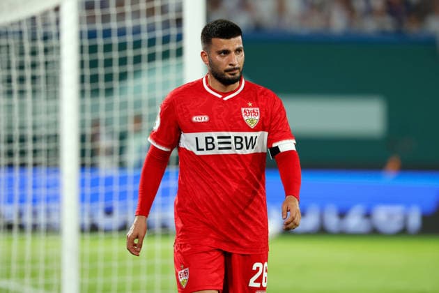 August 21, 2026 FC Hansa Rostock vs. VfB Stuttgart Germany, Rostock, August 21, 2026, Soccer, DFB Cup, 2026–2027 Season, FC Hansa Rostock vs. VfB Stuttgart, Deniz Undav, VfB Stuttgart