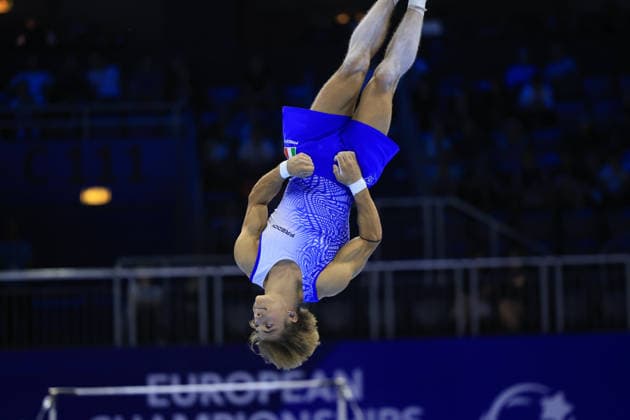 Zagreb, 23.08.2026. - 37TH EUROPEAN MEN™S ARTISTIC GYMNASTICS Men s Artistic Gymnastics Team Final SENIORS. 617 SPERANZA Simone (ITA) Men s Artistic Gymnastics Team Final SENIORS  2S6A7709