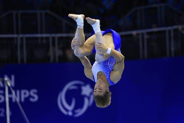 Zagreb, 23.08.2026. - 37TH EUROPEAN MEN™S ARTISTIC GYMNASTICS Men s Artistic Gymnastics Team Final SENIORS. 617 SPERANZA Simone (ITA) Men s Artistic Gymnastics Team Final SENIORS  2S6A7720